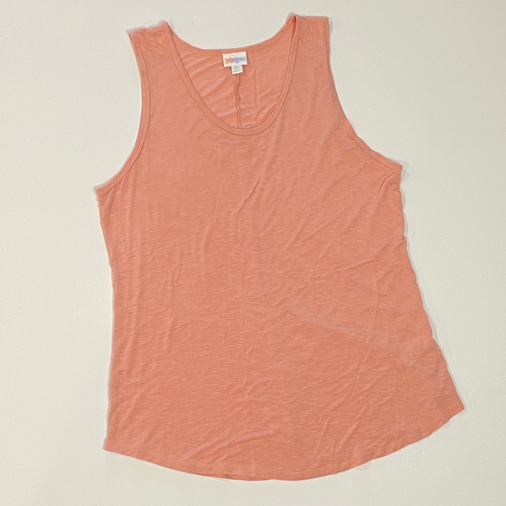 Lularoe Tank Top Peach 2XL EUC